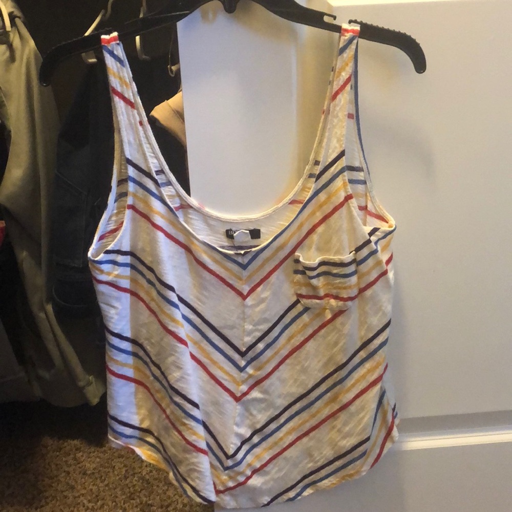 Striped Cropped Tank